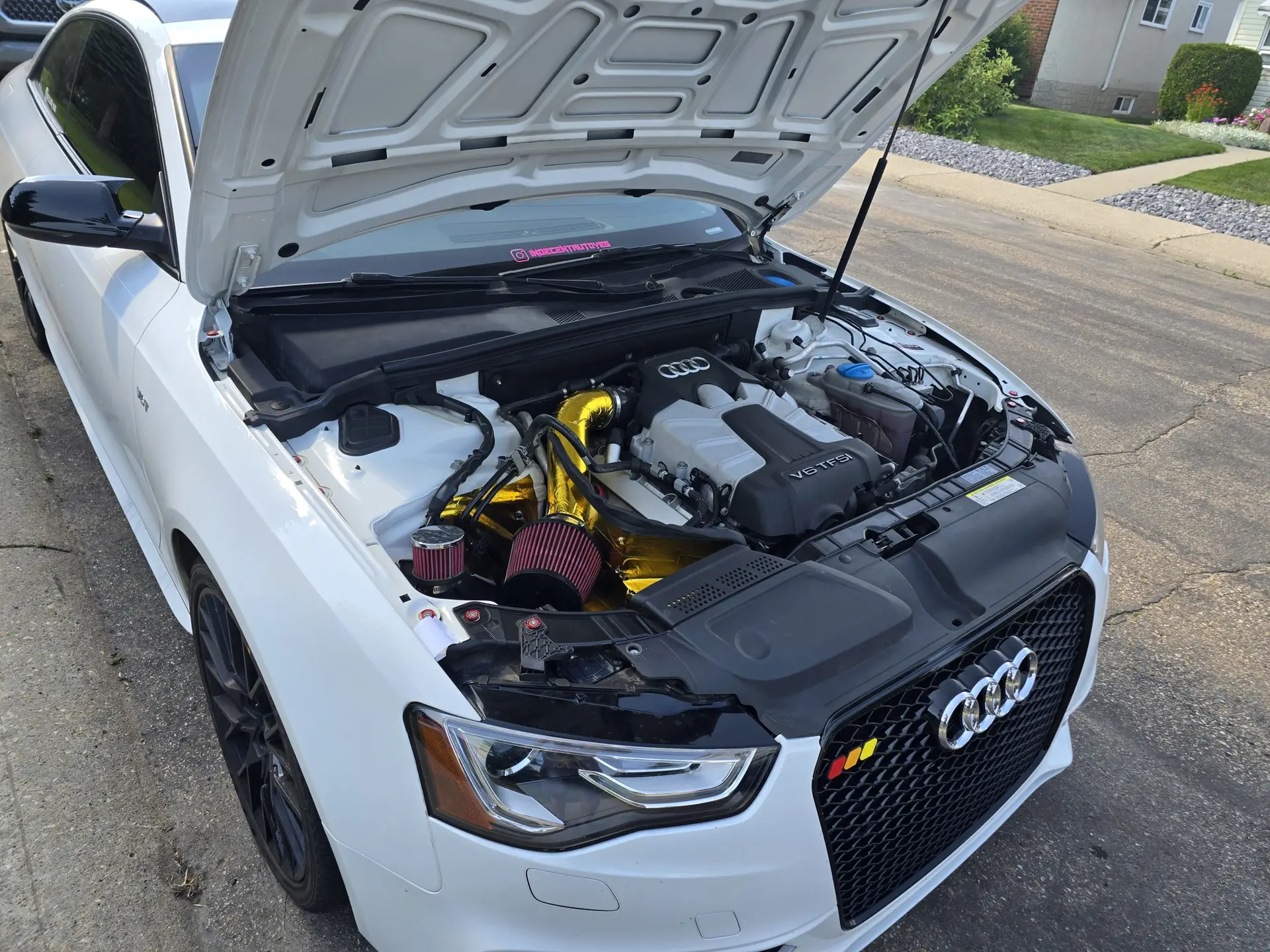 Matt's Audi S5 engine bay